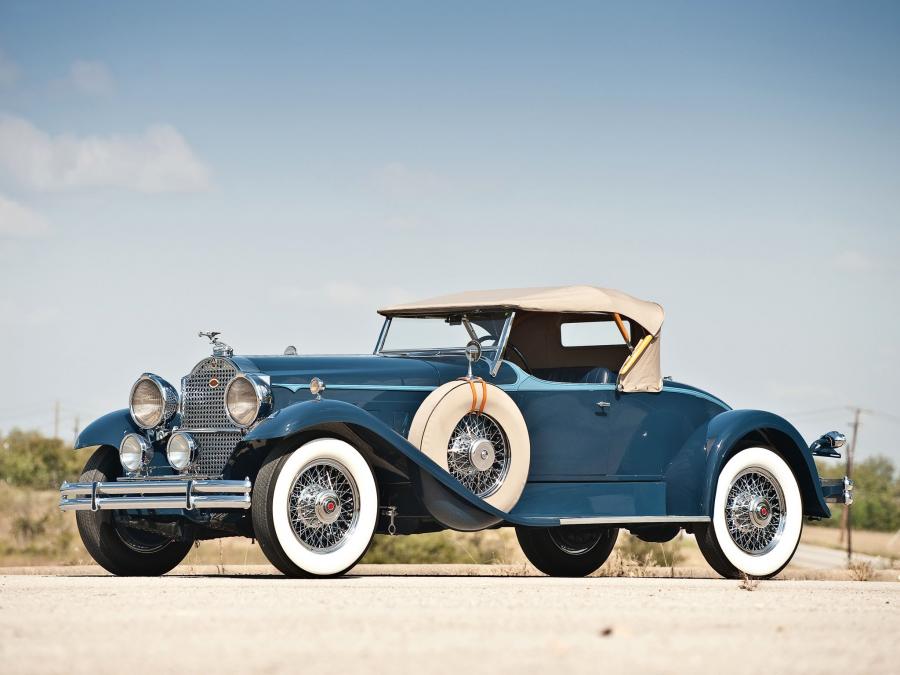  Packard Speedster Eight Boattail Roadster Runabout 1930 года  (фото 21 из 32)